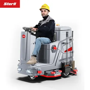 Sterll SX750 Warehouse Heavy Duty Ride On Battery Operated Automatic Floor Scrubber Cleaning Machine For Sale