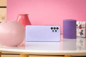 Amsung <span class=keywords><strong>A52</strong></span> 4G <span class=keywords><strong>LTE</strong></span> SM-A525U1 128GB กล้อง RAM 4GB ชุดสมาร์ทโฟนแอนดรอยด์64 MP อุปกรณ์เสริมครบชุด - Product Image 3