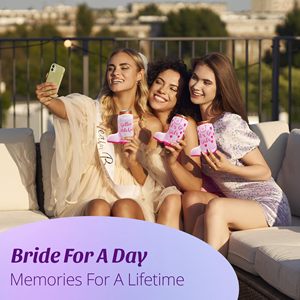 Nashville Country <b>Boot</b> Inspired Skinny Slim Can Coozies Insulated Neoprene Drink <b>Holders</b> for Bridal Shower Bachelorette Party - Product Image 5