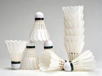 Volants de badminton professionnels de niveau tournoi, hybrides tout-terrain en plumes de canard, 2 couches de liège, fabricant d'usine OEM