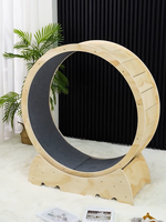 Tapis de course silencieux en bois massif pour animaux de compagnie, grande taille, roue pour chat, exercice pour planche de bois