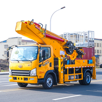 Düşük Fiyatlı FAW 40m 9 Bölümlü Bomlu Havadan Çalışma Platformu Kamyonu, Belediye Bakımı, Elektrik Onarımı, Bina İnşaatı İçin Satılık