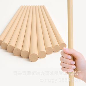 Palitos Redondos de Madera de Pino, Color Natural, 10 Piezas, Herramientas y Suministros para Manualidades - Product Image 3