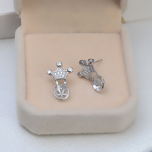 Pendientes de Plata S925 con Doble Perla y 15.5 Ma Bei 6271, Decoración para Orejas, Accesorios para Manualidades, Soporte Vacío - Product Image 4