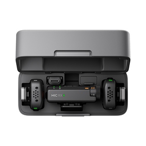 Micro không dây chính hãng DJ Mic Mini (2 TX + 1 RX + hộp sạc) + Bộ chuyển đổi điện thoại di động sét - Product Image 4
