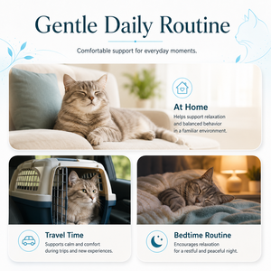 Friandises relaxantes en vrac pour chats, pour le soulagement du stress en intérieur, complément alimentaire pour la santé comportementale féline avec tryptophane et vitamine <span class=keywords><strong>B1</strong></span>, sous forme de bouchées molles - Product Image 4