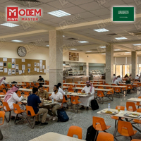 MINYI BOW Ensemble de mobilier scolaire moderne pour cafétéria en Arabie Saoudite, banc et bureau d'école, chaise et table de restaurant, ensemble table et chaise