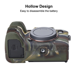 Étui de protection en silicone souple pour <span class=keywords><strong>Sony</strong></span> <span class=keywords><strong>A7</strong></span> IV (Camouflage) - Product Image 5