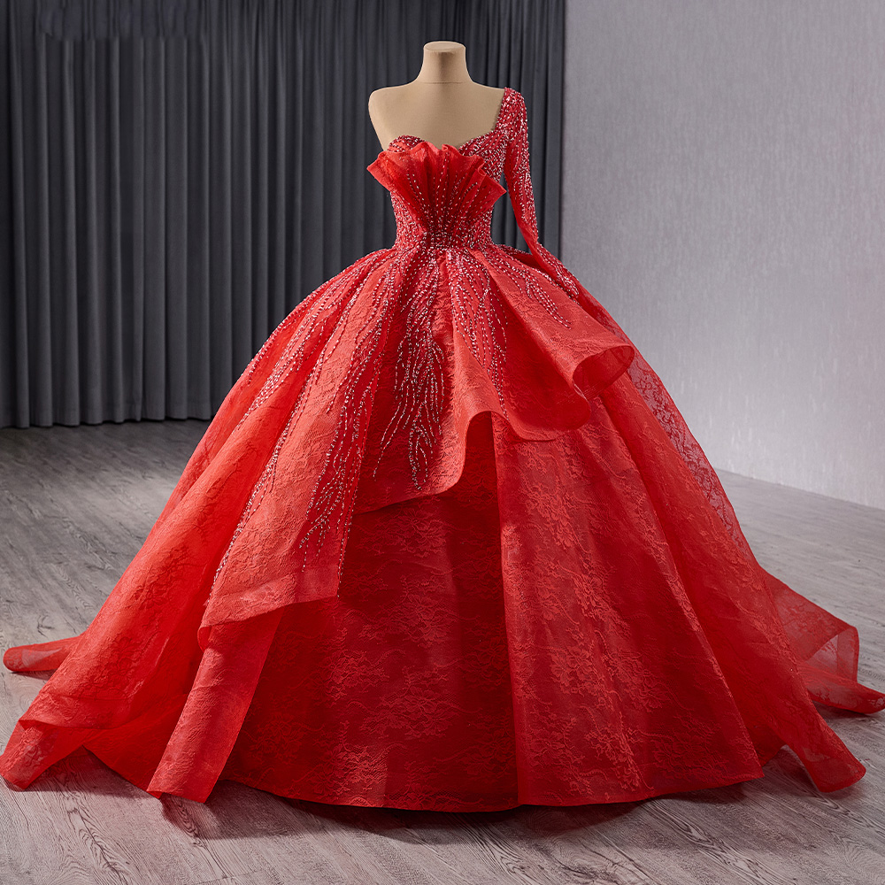 green emerald velvet dress Short Red Lace Vintage Prom Dress Formal Dresses main image 1