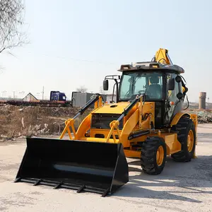 3 tấn 2.5 tấn mini bánh xe lớn mới máy kéo 4x4 nông nghiệp Máy kéo với loader và backhoe