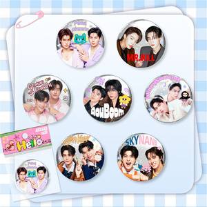 Oferta Especial: Pin de Solapa Redondo HD de Tinplate y Acrílico de JimmySea LingOrm KengNamping AouBoom Sky Nani ENGLOT GMMTV, Regalo para Fans - Product Image 1