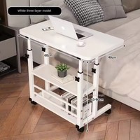 Bureau d'ordinateur mobile, bureau surélevé, bureau d'écriture pour la maison, la chambre à coucher, le dortoir, les étudiants