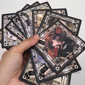 بطاقات تأكيد أنمي مخصصة في علبة، مجموعة تاروت وأوراكل بورق ذهبي مع رسومات، ورق فني 300-400 جرام - Product Image 4