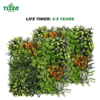 Décoration extérieure Tizen, haie artificielle, gazon vert, plante artificielle verticale suspendue, jungle, mur de gazon