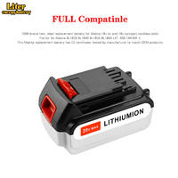 Batterie au lithium-ion pour usine de batteries, pack de batteries 12V 18V 21.6V 9V, 4.0Ah 5.0Ah 6.0Ah Lipo pour kit combiné d'outils électriques, perceuse sans fil