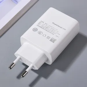 charger wholesale Original 44w Fast Charge EU Flash 2.0 Wall Adapter For VIVO X30 X60 X27 Pro Y31S S10 S9 S8 S7 iQOO Neo 855