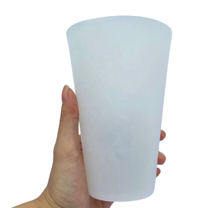 16 OZ High Quality Silicone <b>Cup</b> <b>Reusable</b> & Eco-Friendly Drinking <b>Cup</b> - Product Image 2