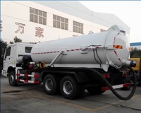 Camion à vide Sinotruk HOWO 4X2 6X4 pour aspiration des eaux usées, état neuf, marque chinoise