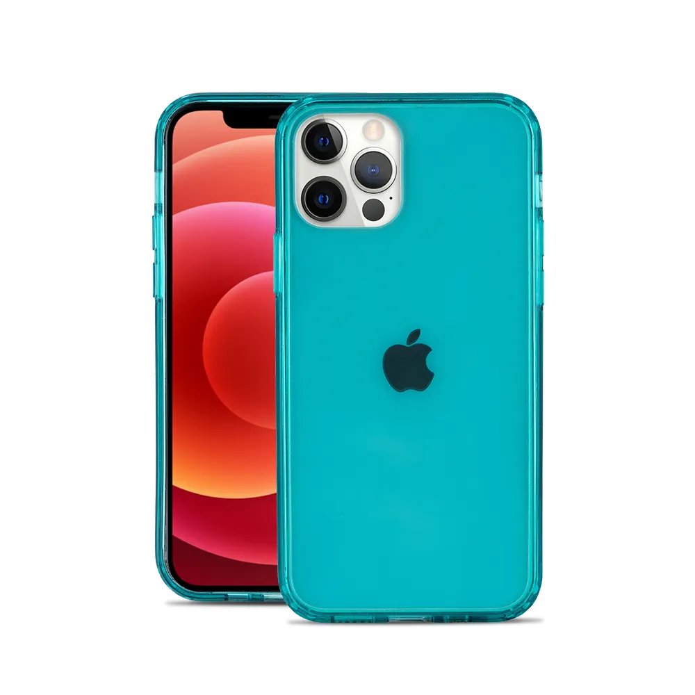 Kunden spezifisches Logo neue Luxus stoß feste Handy hülle Fluoreszenz Design Frau für iPhone 12 Pro Max Abdeckung