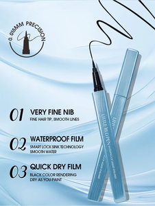 Eyeliner ultra-fin longue tenue, résistant à l'eau, anti-bavures et anti-transpiration, pour un maquillage des yeux précis et défini toute la journée. - Product Image 5