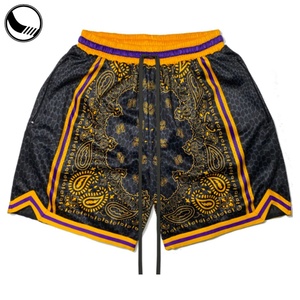 BETHERIVAL Summer <b>Men</b> Quality <b>Long</b> Orange Black Mesh Custom 90s Blue Lighting Youth Vintage Private <b>Shorts</b> - Product Image 5