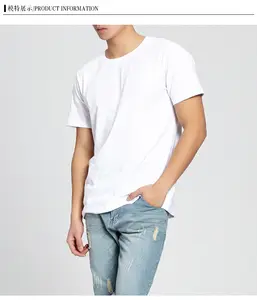 Hot Sales Men Tshirts Solid Color Custom Fashion Men's Slim-Fit Short-Sleeve Cotton Crewneck T-Shirt For Men