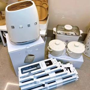 Ensemble de couteaux en acier inoxydable de 6 pièces avec poignées ambidextres, support en métal avec revêtement en poudre, couleur personnalisée disponible, pour la cuisine à domicile - Product Image 5