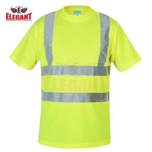 Camisa de Trabajo Reflectante de Alta Visibilidad Personalizada, Unisex, 100% Algodón, Transpirable, de Secado Rápido y Ecológica - Product Image 1