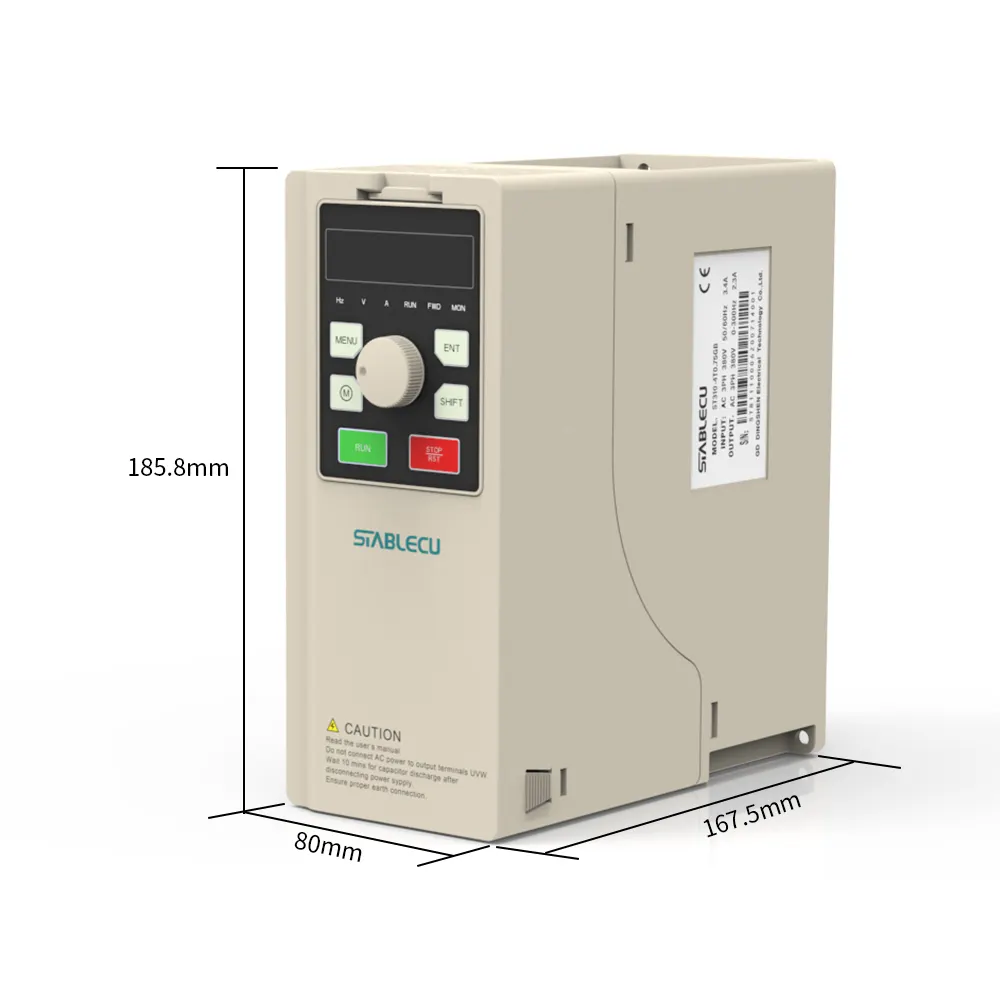 三相0.75kw vfd800hz周波数インバーターvsdモーター用