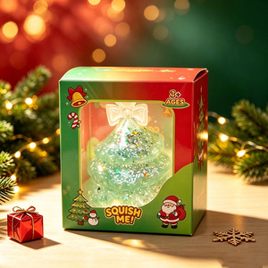 Giocattolo Antistress a Forma di Albero di Natale in Maltosio, Squishy a Lenta Risalita, Giocattolo da Spremere per Alleviare lo Stress, Regalo per Feste Natalizie, Vendita all'Ingrosso - Product Image 4