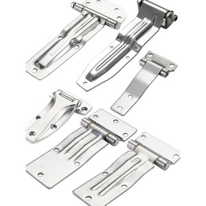 Charnières de porte en acier inoxydable pour portes latérales de camions frigorifiques, quincaillerie de porte robuste pour emballages lourds - Product Image 2