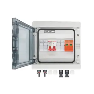 CE personalizado solar combinador caixa pv disjuntor caixa 500v1000v para o painel solar PV Distribution Power System