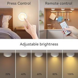 <span class=keywords><strong>Luces</strong></span> de disco con control remoto, luz LED de empuje con pilas, inalámbrica, 13 colores <span class=keywords><strong>RGB</strong></span> <span class=keywords><strong>para</strong></span> armario, pared del dormitorio debajo del armario - Product Image 3