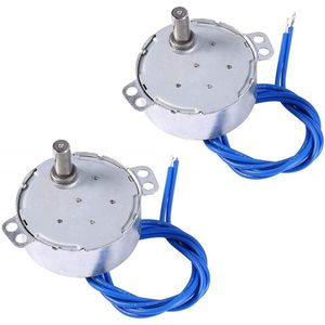มอเตอร์ซิงโครนัสสีน้ำเงินแบบ Naive ขนาด 42 มม. 5-6 รอบต่อนาที 100-127V AC เฟสเดียว แบบติดตั้งบนแผง สำหรับงานโมเดลหรือโครงการโรงเรียน - Product Image 1