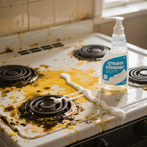 <span class=keywords><strong>Nettoyant</strong></span> à crème en pâte épaisse pour aliments brûlés sur les casseroles et les grilles de <span class=keywords><strong>four</strong></span> Utilisation facile de l'équipement de cuisine - Product Image 2