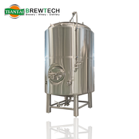 Réservoir de bière isobare sanitaire SUS304 de 12000 L pour brasserie commerciale, stockage de bière prête à l'emploi