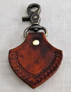 Porte-clés 3d en plastique métal cuir porte-clés personnalisé en bois métal cuir porte-clés en cuir triangle porte-clés en cuir pochette à monnaie - Product Image 6