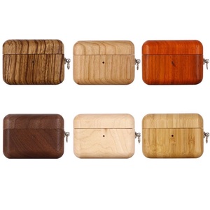 Funda de madera popular para AirPods 1/<span class=keywords><strong>2</strong></span>, AirPods Pro 3, 2023 - Product Image 5