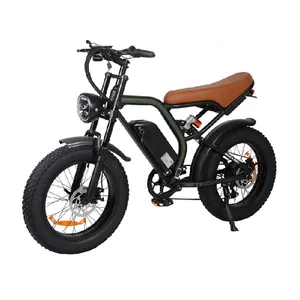 UE US Entrepôt Stock E-bike 48v 250w 750w 1000w Vélo électrique Moto à grande vitesse Vélo électrique à gros pneus