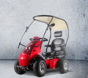 Oudere Woon-Werkauto Vierwielige Elektrische Auto Familie Vervoer Kinderen Met Schuilplaats Kleine Bus Elektrische <span class=keywords><strong>Scooter</strong></span> - Product Image 4