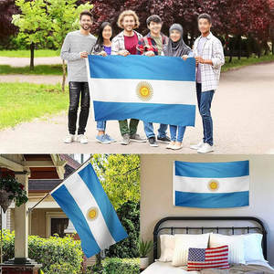 <span class=keywords><strong>Banderas</strong></span> Nacionales de Argentina de Alta Calidad, Gran Venta, Grado Superior, Poliéster Resistente, Impresión a Doble Cara, Logotipo Personalizado - Product Image 6