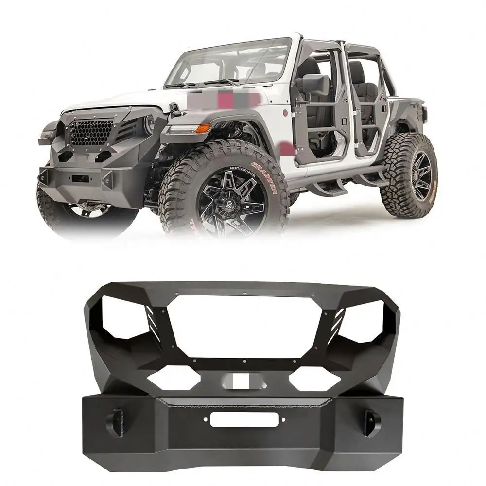 Spedking JK JL Armor body kit grille bumper fender flares For Jeep Wrangler