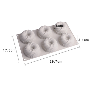 Nuevo Molde de Silicona para Pastel de Mousse con Forma de Bola de Hilo, Herramienta de Decoración de Pasteles DIY, Molde de Chocolate - Product Image 2