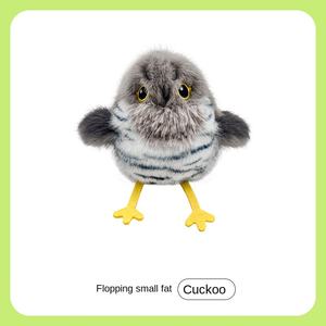 Peluş İnteraktif Kedi Oyuncağı, Hareketle Etkilenen, Ses Çıkaran, Uçan Kuş, İç Mekan Kedileri için Kanat Çırpan - Şarj Edilebilir, Çevre Dostu - Product Image 6