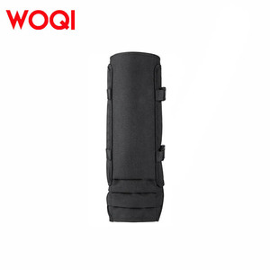 Protège-jambes Woqi pour adultes 54x33cm, protection en polyester pour la randonnée en montagne, couvre-mollets, noir - Product Image 1