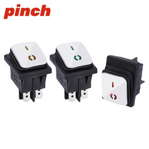 Pinch KCD4 Stainless Steel Rocker <b>Switch</b> 16A 250V IP65 SPST On Off Screw Terminal - Product Image 4