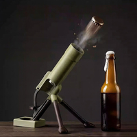 Ouvre-bouteille de bière automatique tactique style mortier, lanceur de capsules, accessoire de bar, décoration de bureau