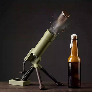 Abridor de Botellas de Cerveza Estilo Mortero, Lanzador de Tapas Táctico, Abridor Automático, Accesorio de Bar, Decoración de Escritorio - Product Image 1