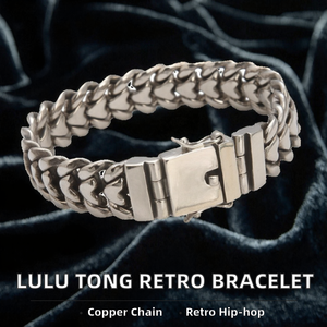Nueva Pulsera Hecha a Mano Lulu Tong con Tubo Giratorio, Estilo Clásico Retro Hip-hop, de Eslabones de Cadena, con Cuentas de Transferencia y Mantra de Seis Caracteres, Regalo para Fiesta - Product Image 2