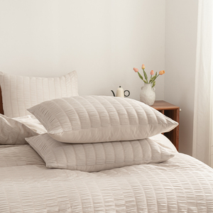 Bán Buôn Màu Be Vua Duvet Bìa Bộ Đồ Giường Comforter Bộ Sang Trọng Không Khí Thấm Thiết Kế Bộ Đồ Giường Bộ - Product Image 5